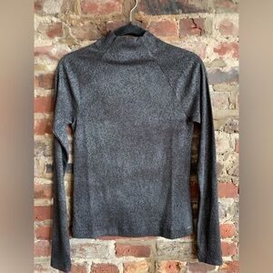 G-Star Coated Slim Rib Mock Neck Top